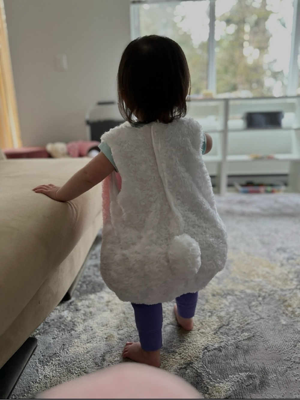 Adorable Bunny Costume with Pink Accents with Bunny Shoes 18-24M